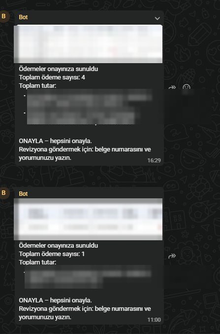 Несколько пачек платежей подряд